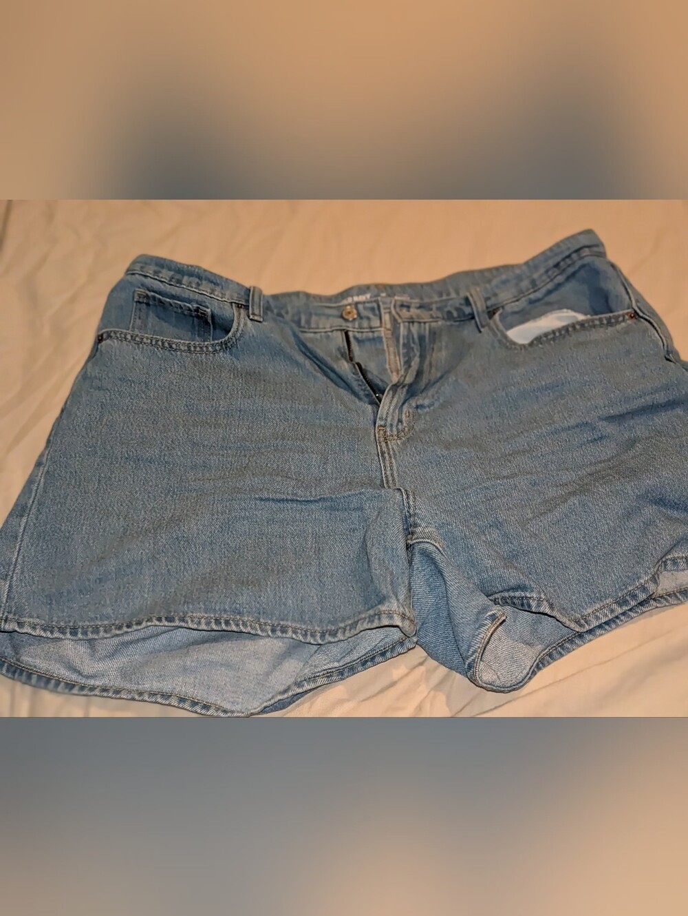Old Navy Light Blue Denim Women's Jean Shorts
